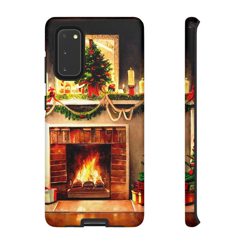 Warm Chirstmas Hearth - Impact Resistant Phone Case Samsung Galaxy S20 Matte